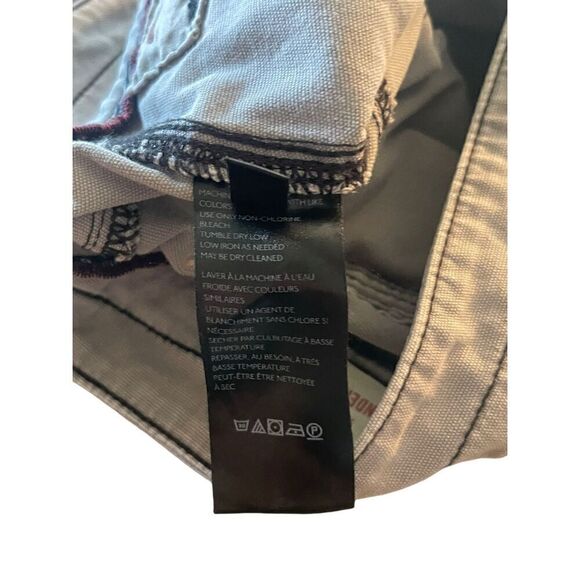 Anthropologie The Wanderer Womens Gray Light Washed Cargo Pants Size 30 - Picture 14 of 16